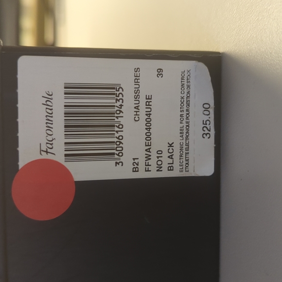 Faconnable black, suede 4inch heels - Picture 2 of 7